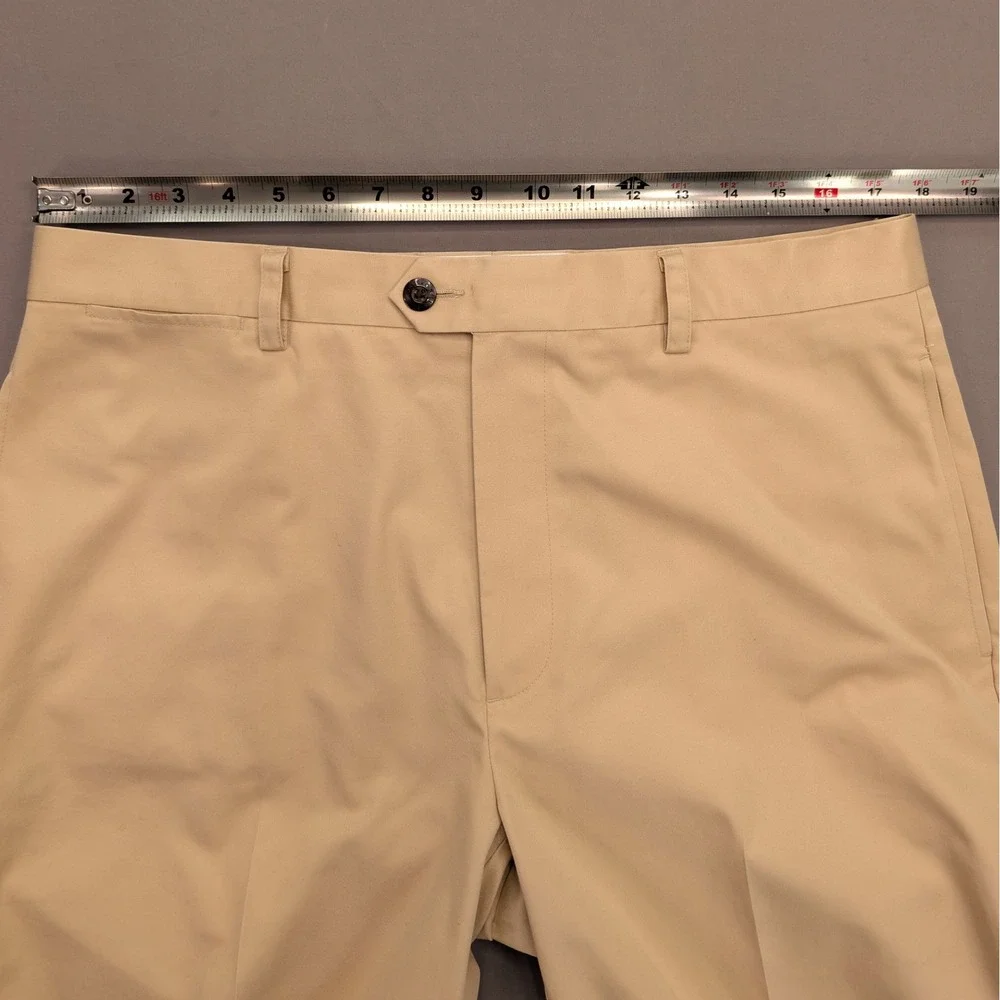 Orvis Signature Khaki Pants 35x30 Flat Front Cotton Classic Fit